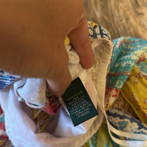 Lauren Ralph Lauren Women's Linen Skirt Geometric Hippie Colorful XL - Picture 4 of 6